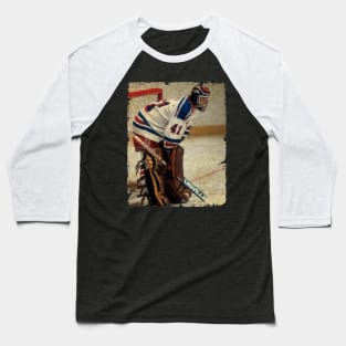 Eddie Mio, 1983 in New York Rangers (3.50 GAA) Baseball T-Shirt